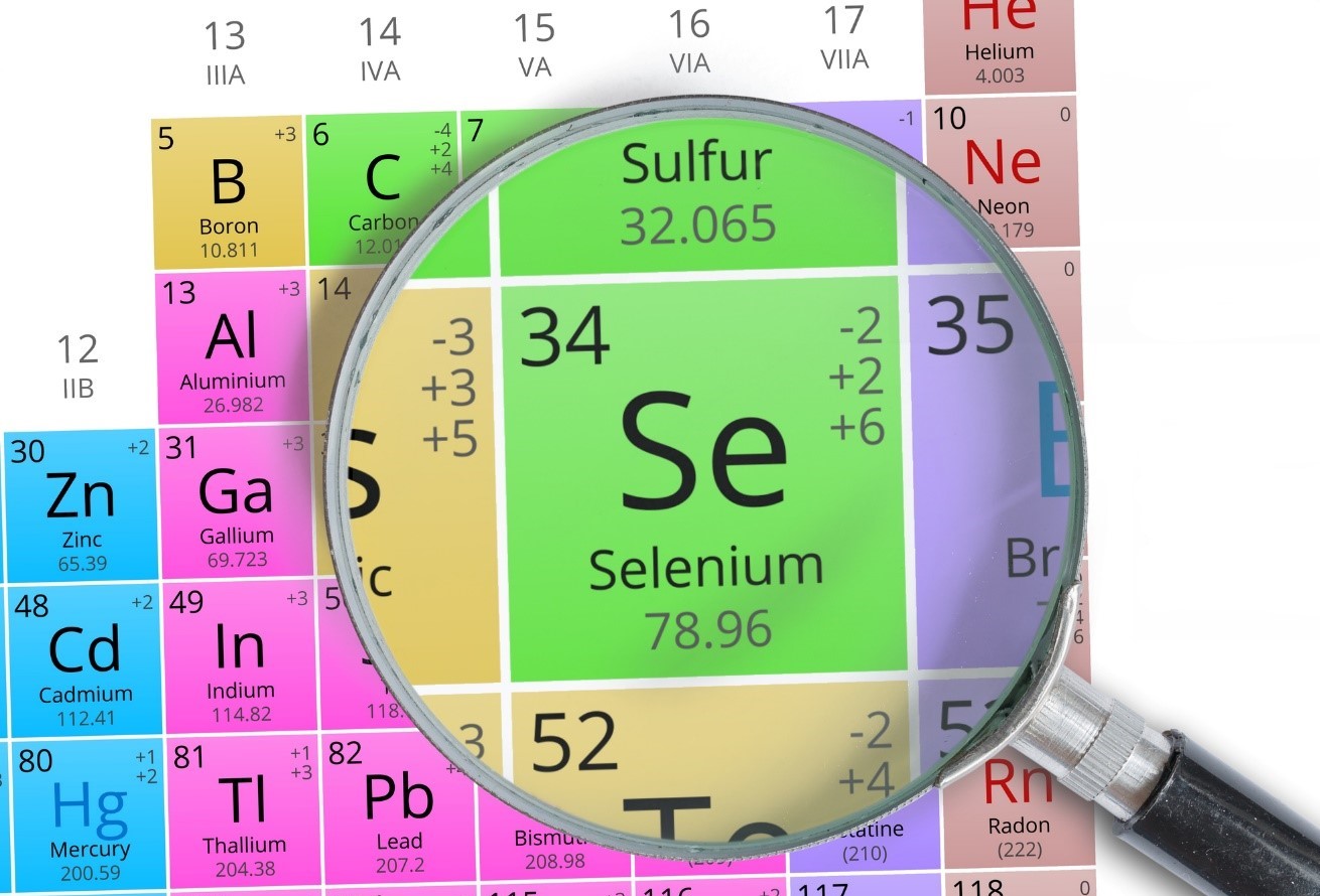 Selenium in het periodiek systeem van chemische elementen