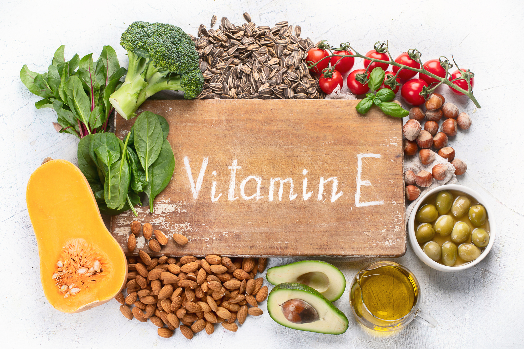 Voedingsmiddelen rijk aan vitamine E