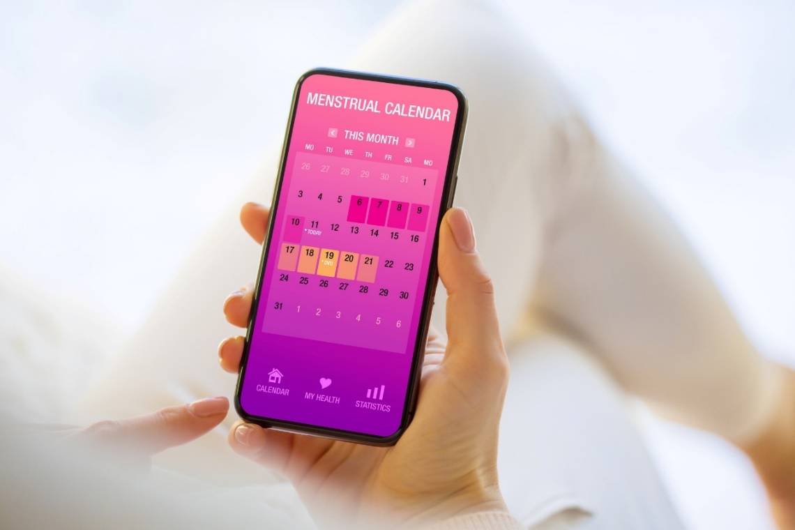 Menstruatiekalender - een soort mobiele applicatie voor het berekenen van de menstruatie, ovulatie en vruchtbare periode van een vrouw.