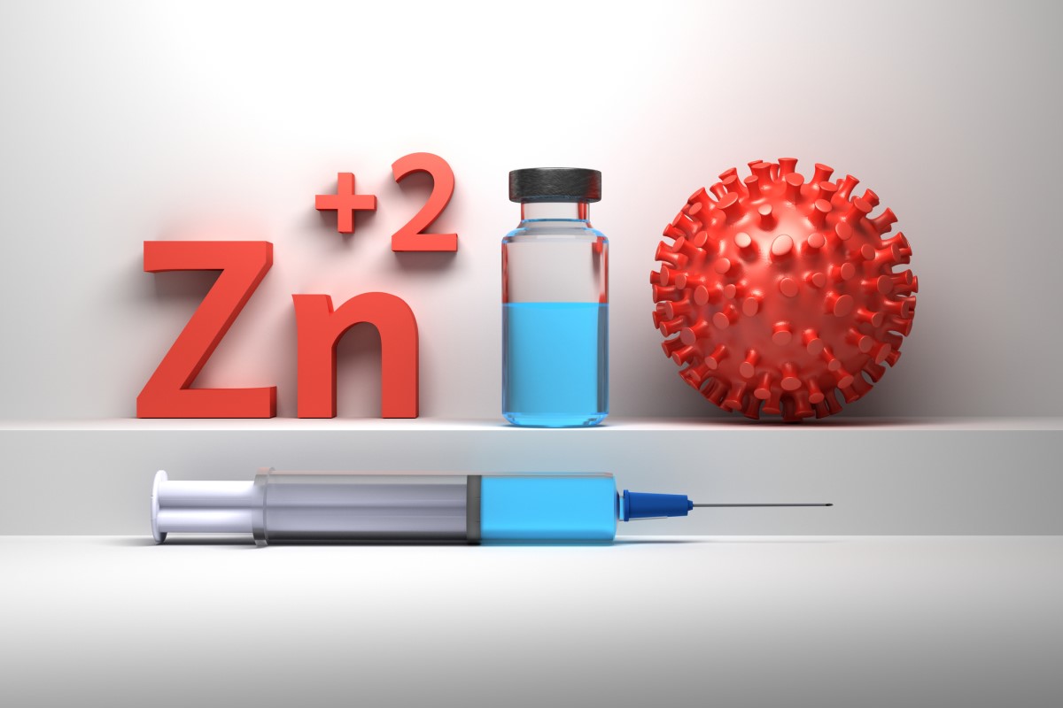 Zn, zink - als een element dat nodig is voor immuniteit - chemische marker 