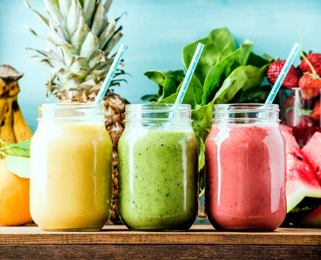 Smoothie recepten van fruit, groenten, voor gezondheid, energie, gewichtsverlies?