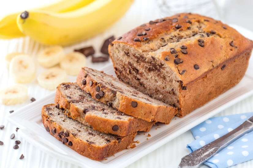 Recept voor heerlijk en gezond bananenbrood