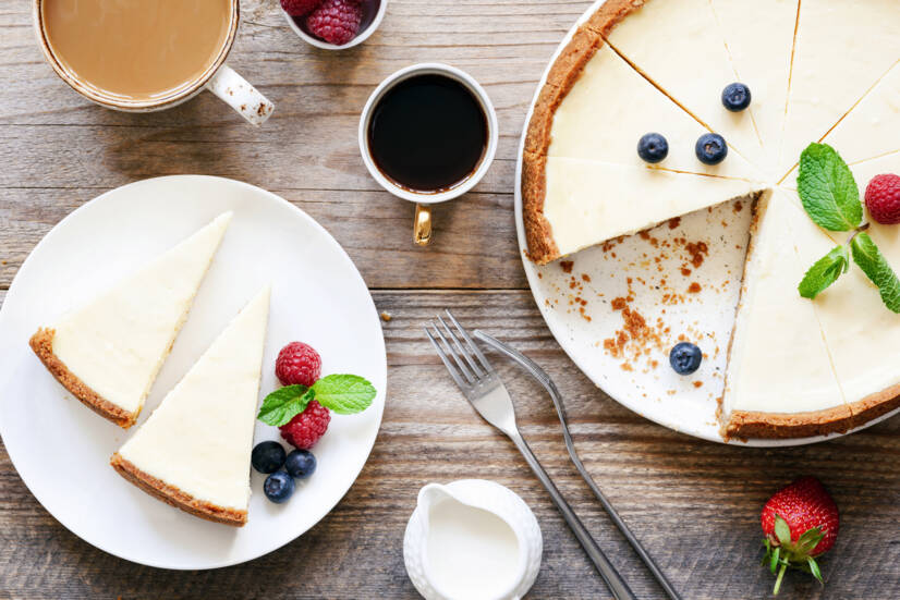 Probeer ons recept: gezonde en snelle gluten- en lactosevrije cheesecake