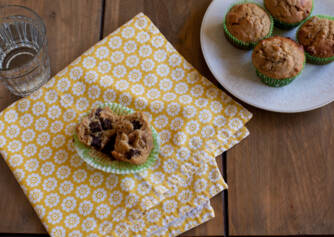 Recept voor gezonde bananenmuffins zonder bloem en lactose. Probeer het met ons mee