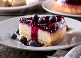 Gezonde bosbessen cheesecake? Probeer het recept met cottage cheese en mascarpone