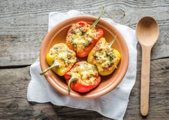 Gezond recept van verse paprika: Hoe maak je gevulde geroosterde paprika's?